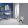 Комплект напольного унитаза VITRA SERENADA с деревянной крышкой, механизм 3/6 л 9722B003-7204
